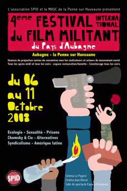 Poster du festival film militant  